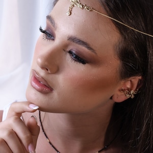 Bridal Forehead Jewelry. 18ct gold /Rose gold. Bridal Jewelry. image 5