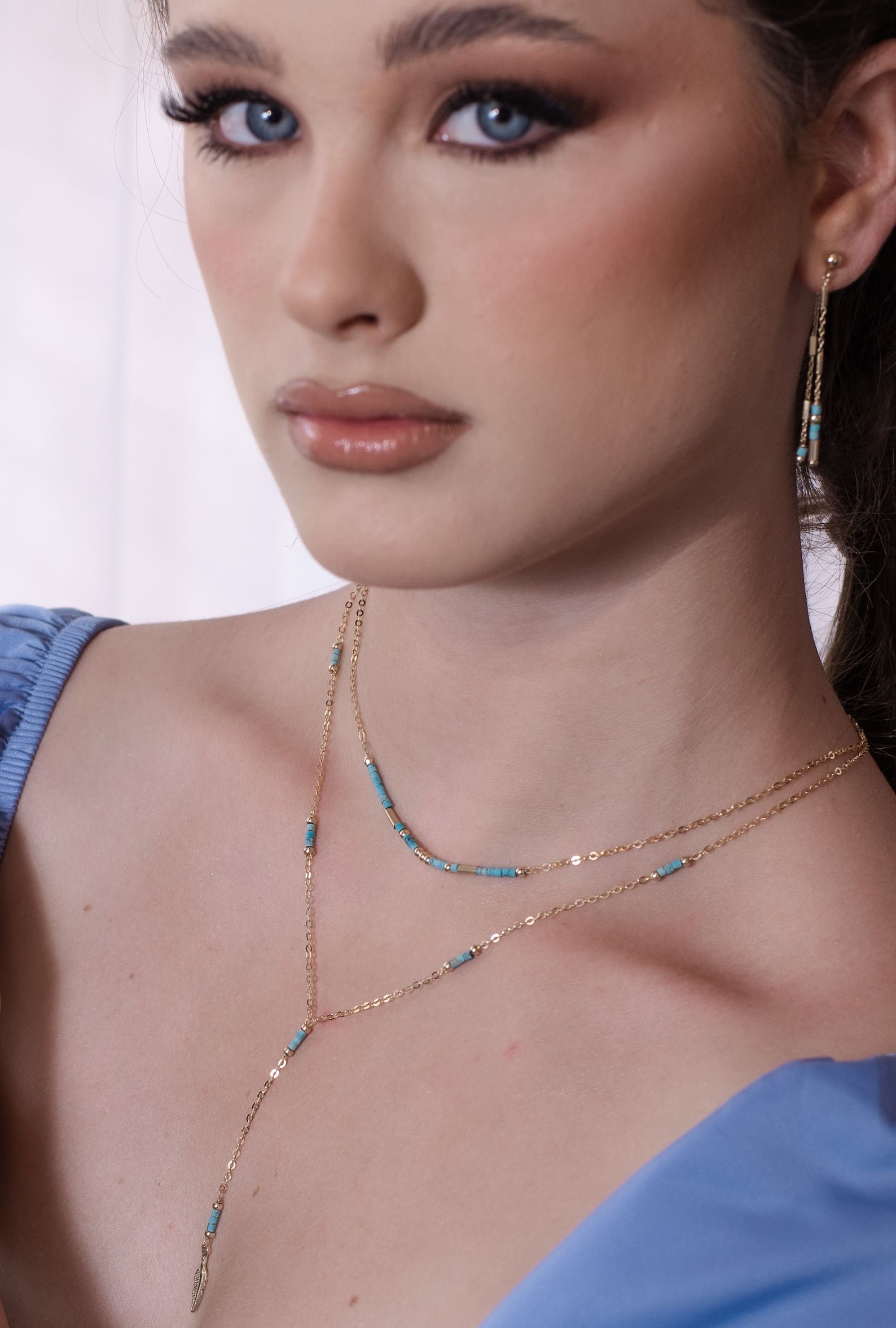 Delicate Y Necklace Elegant Necklace .bridesmaid Gift Etsy