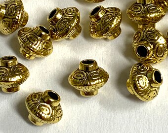 60 Cuentas Espaciadoras De Estilo Tibetano De 6 Estilos, Cuentas De