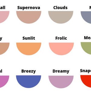 Olive & June Labels for Individual Quick Dry Releases