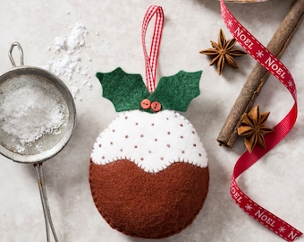 Christmas Pudding Felt Craft Mini Kit