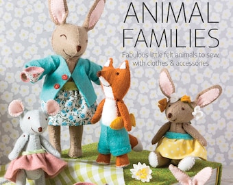 Felt Animal Families Book