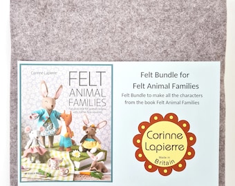 Felt Bundle for Book: Felt Animal Families