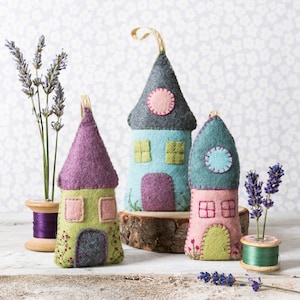 Lavender Houses Felt Craft Kit image 1