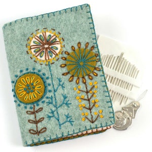 Needle Case Embroidery Felt Craft Kit - Etsy