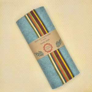 Nordic Walk Felt Bundle of 10 Assorted 9" Squares