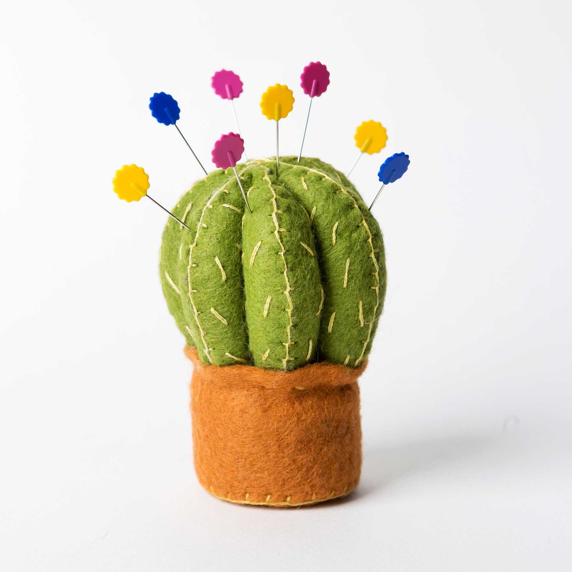 Cactus Pincushion Felt Craft Mini Kit Etsy