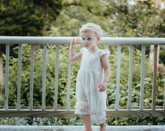 flower girl romper