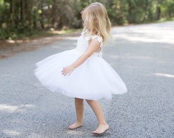 all white birthday dress