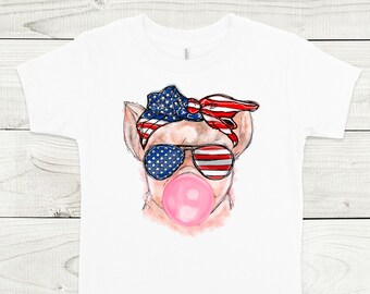 4th of July Tshirt or Bodysuit, My First 4th of July, America, Red white and Blue, Personalized Bodysuit