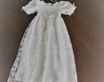 traditional catholic baptism gown