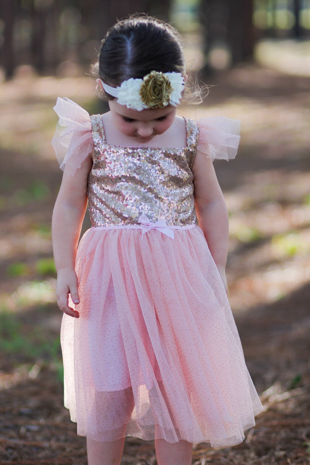 Pink glitter birthday dress Clearance