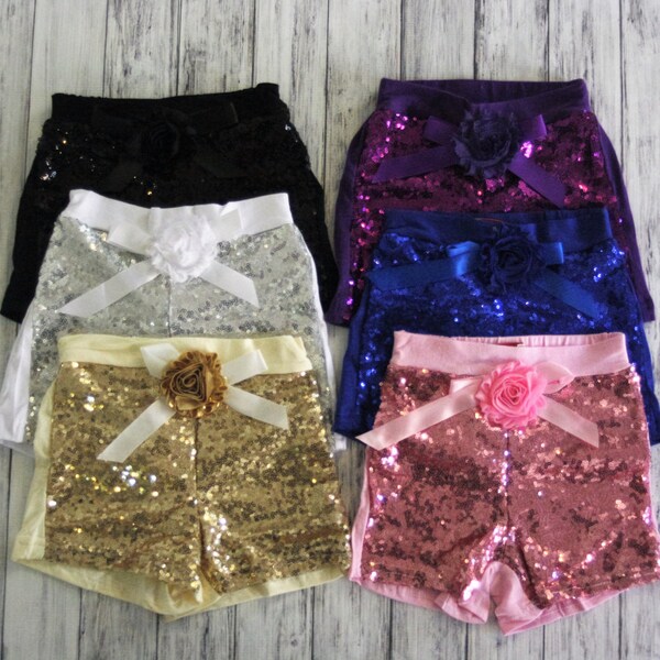 Sequin Shorts- Birthday Outfit- Girls Dark Purple Sequin Shorts- Toddler Shorts- Sequin shorts-Girls shorts-1st Birthday Outfit- Photo Shoot