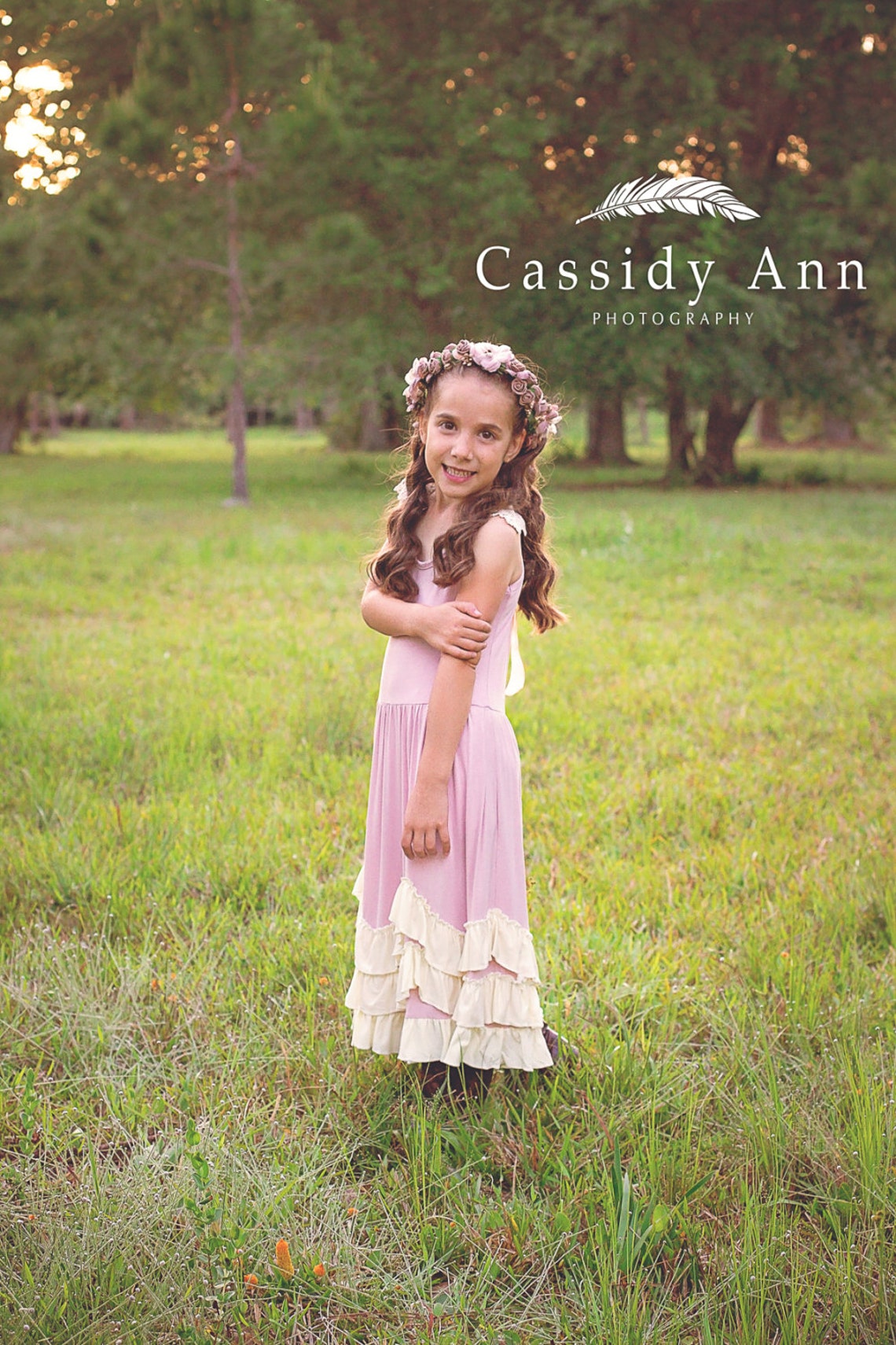 Flower Girl Dress Boho Flower Girl Dressvintage Flower Girl Etsy