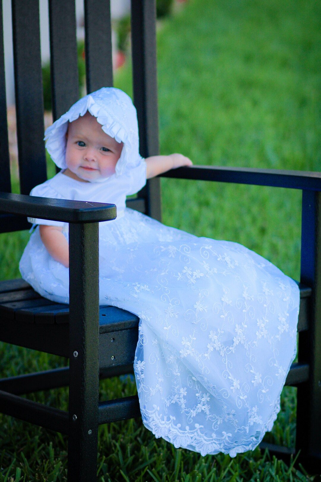 Baptism Gownlace Christening Gownheirloom Traditional Baptism Dress