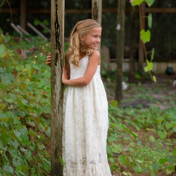 Ivory Flower Girl Dress - Etsy