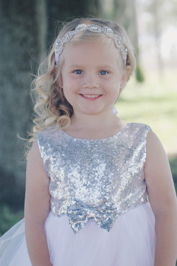 Girls silver hotsell holiday dress