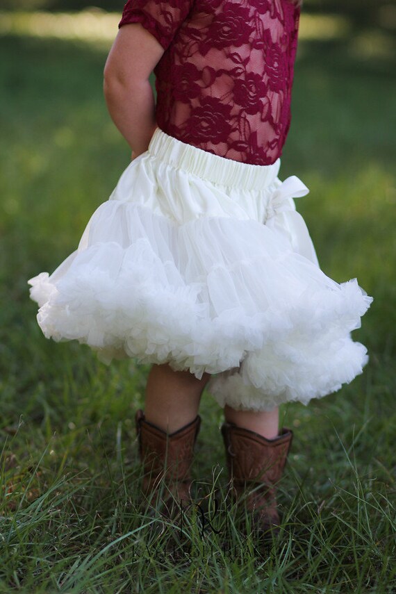 White and top gold ruffle skirt