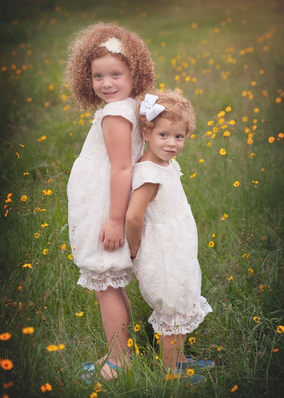 flower girl romper