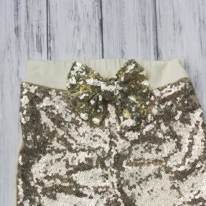 gold sparkle pants