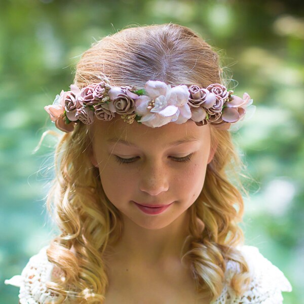 Dusty Rose Flower Etsy