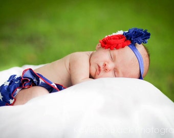 Star bloomers- red white blue Diaper Cover- Pink DIAPER COVER PANTIES- Shower Gift- Photo prop- Little Girls Bloomers-Ivory bloomers