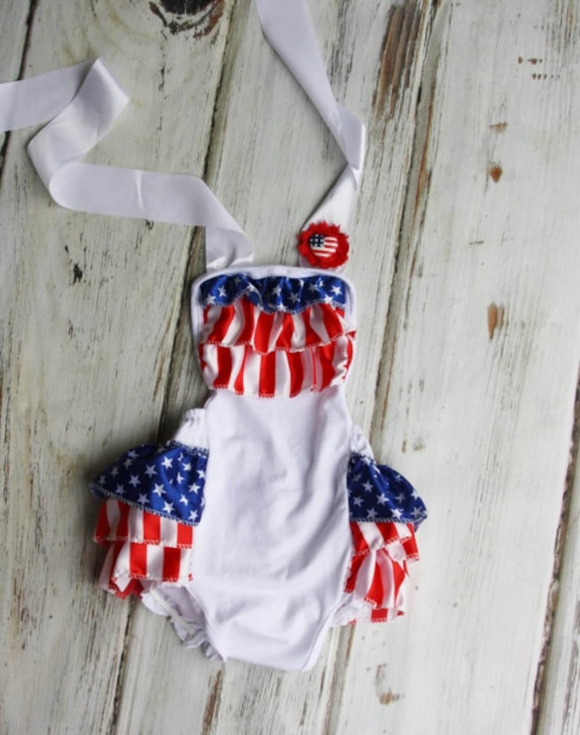 Baby Romper 4th of July Romper Baby 4th of July Outfit Etsy