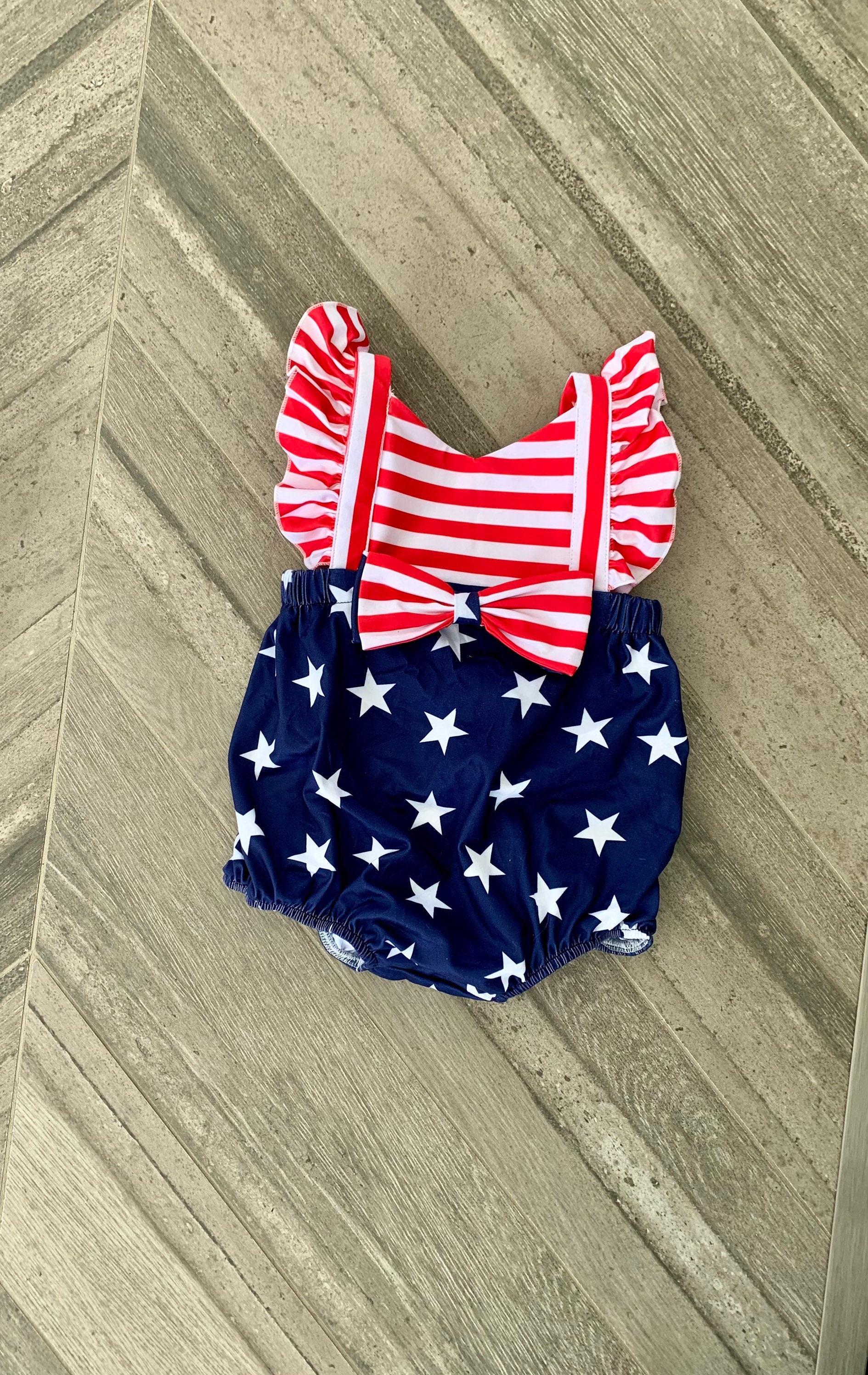 4th of july bubble hot sale romper
