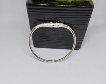 Bracelet Jonc Homme Argent Massif 950/1000 - Vangovango Gasy Ref10 Soa - Neuf Avec étiquettes