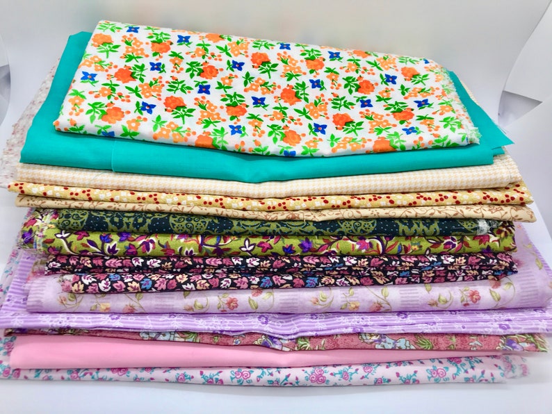 Vintage Bulk Cotton Fabric Cotton / cotton blend for face Etsy