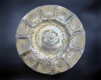 Pentagram Ceremonial Plate • Offering Plate • Ritual Plate • Pentacle Plate • Vintage Magic • Divination Plate