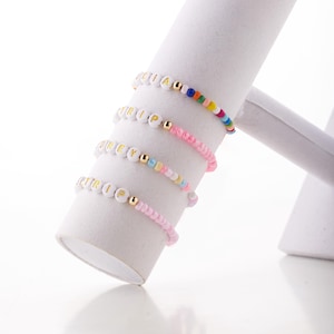Gift For Kids I Kids Bracelet I Friendship Bracelets |  Personalized Name Bracelet | Custom Name Beaded Bracelet | Beaded Bracelet