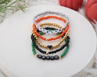 Personalized Custom Beaded Name Bracelet I Friendship Bracelet I Girls Trip Bracelet I Bracelet For Friend I Gift For Friend I Bulk Bracelet