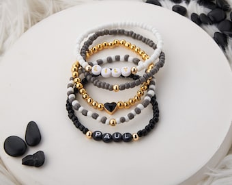 Personalized Custom Beaded Name Bracelet I Friendship Bracelet I Girls Trip Bracelet I Bracelet For Friend I Gift For Friend I Bulk Bracelet