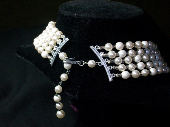 Elegant 5-strand Necklace, Straight Out of the 1940's, Ready