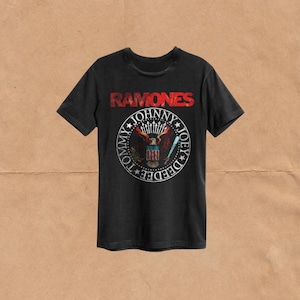 Vintage Retro Ramones T Shirt  –  Band Vintage Style Tee – Unisex 90s Music Tee