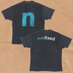 ミュージシャン NINE INCH NAILS bootleg T-shirt XL Nine Inch Nails NIN The Downward Spiral Vintage Bootleg