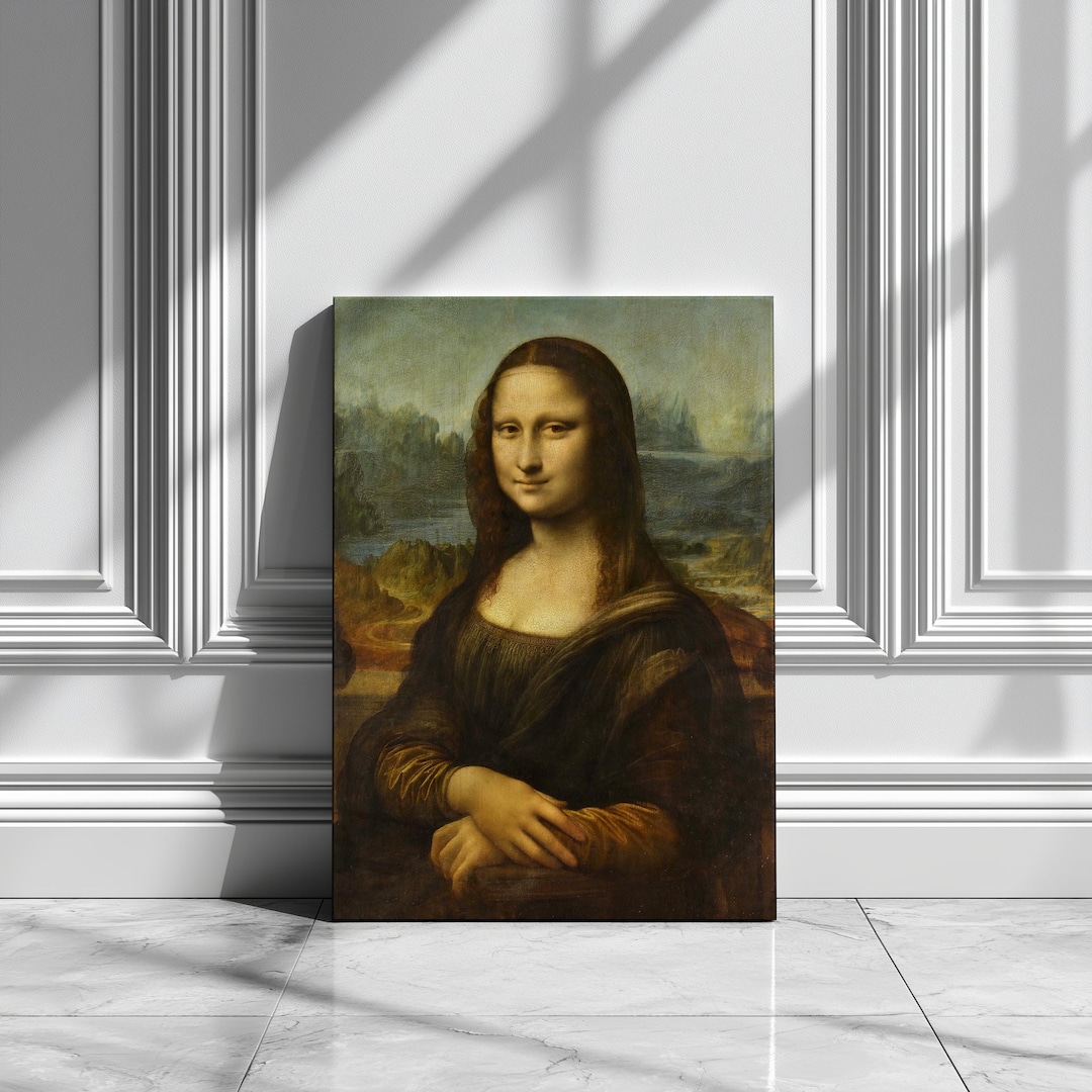 Mona Lisa La Gioconda Leonardo Da Vinci Stretched Canvas Fine