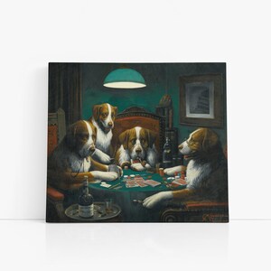 Jeu de poker – Cassius Marcellus Coolidge | Toile tendue | Affiche beaux-arts | Reproduction d'art classique