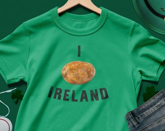 St Patricks Day Shirt, I Potato Ireland Funny T-Shirt, St Paddy's Day Shirt, Womens St Patrick's Day Shirt, Mens Funny St Patty's Day Tshirt
