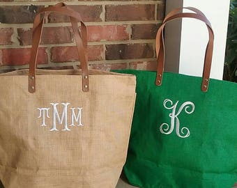 monogrammed bag etsy
