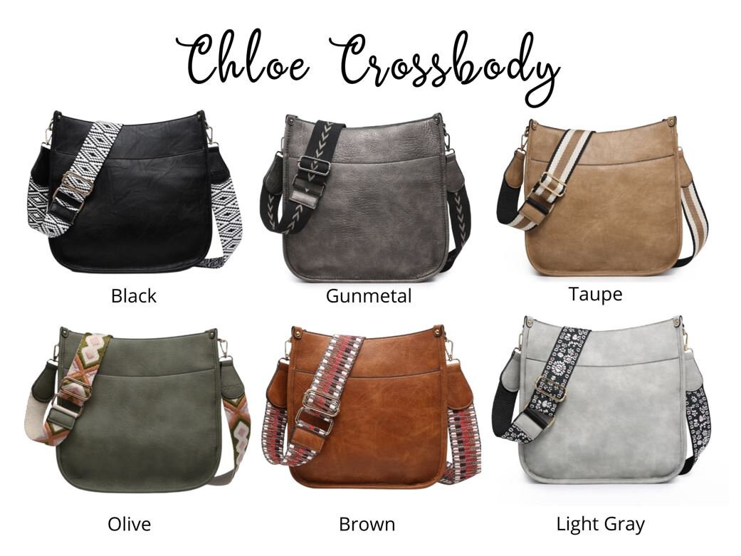 Monogram Crossbody With Guitar Strap Vegan Leather Crossbody Etsy