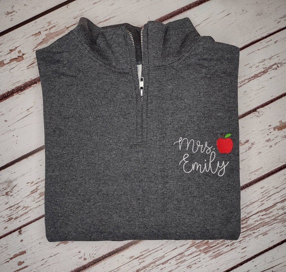 Teacher Sweatshirt Teacher Monogram 
