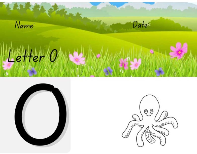 Pre School Pencil Control Phonics Worksheets A-Z Books - Etsy UK