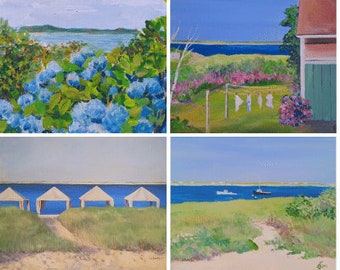 5 x 7" New England coast cards, Newport Rhode Island  cards