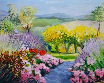 5 x 7" Garden Greeting Cards , floral cards, blank cards, garden paths, flower cards, flower greeting cards, garden blank cards