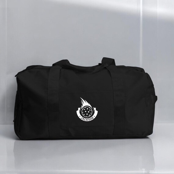 Personalized Golf Duffle Bag: Custom Name Vinyl Gym Bag