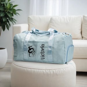 Gymnastic Gym Bag, Custom Yoga Bag, Personalized Gifts, Acrobatic Gymnastics Duffle, Gymnastics Training Duffel, Gymnastics Workout Bag