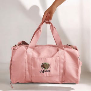 Personalized Leopard Football Duffle Bag, Custom Game Day Bag, Football Player Gym Bag, Sports Travel Bag, Custom Name Team Equipment Bag