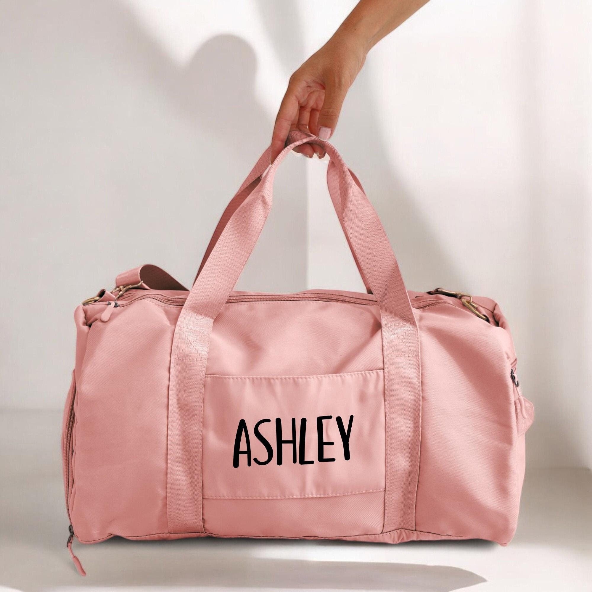 Personalized Sport Duffle Bag Custom Name Text Embroidered Sport